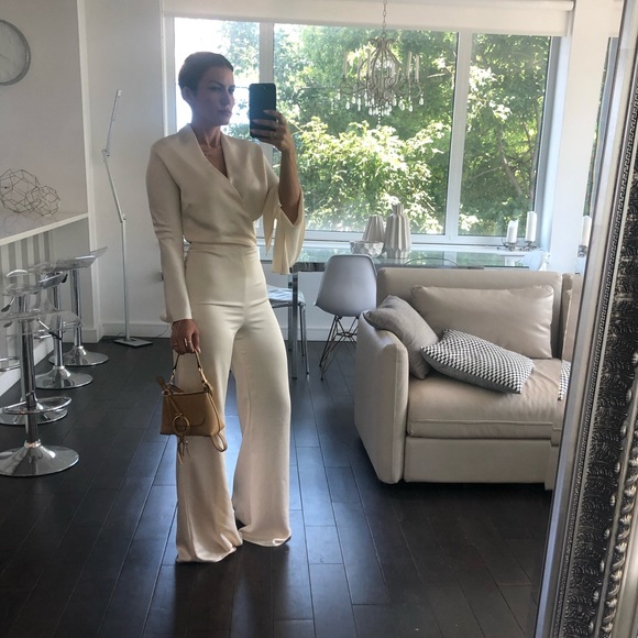 Alexis Other - Winter white / ivory double lined jumpsuit
